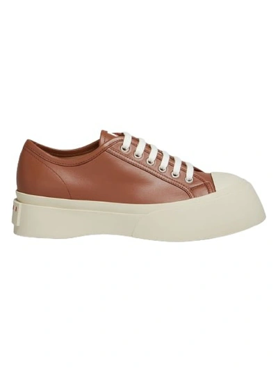 Shop Marni Pablo Lace-up Sneakers In Grey