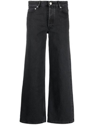 Shop Apc Black Cotton Jeans