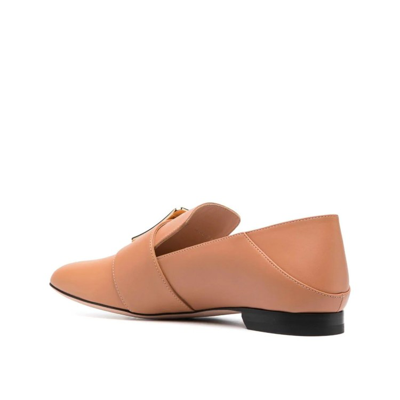 Bally Janelle Leather Loafers In Brown