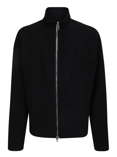 Shop Alexander Mcqueen Black Sporty Jacket