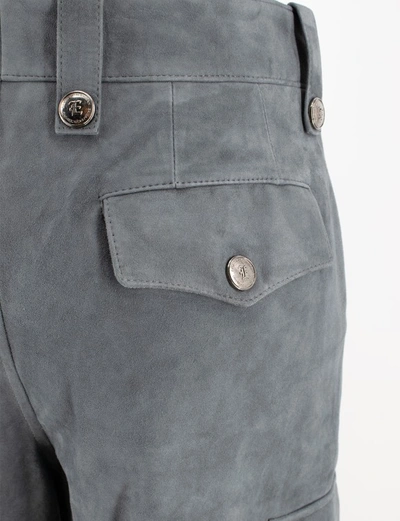 Shop Ermanno Scervino Cargo Trousers In Grey