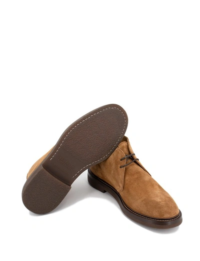 Shop Brunello Cucinelli Brown Chukka Boot