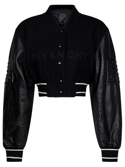 Shop Givenchy Stunning Black Cropped Jacket