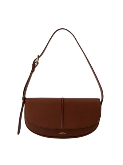Shop Apc Betty Hobo Bag - Leather - Brown