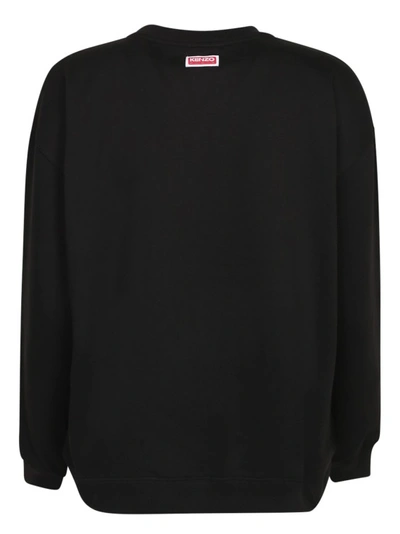 Shop Kenzo Tiger Print Sweatshirt In Black