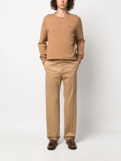Shop Polo Ralph Lauren Brown Wool Sweaters