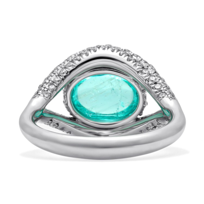 Shop Mark Henry Jewelry Bedazzled Evil Eye Paraiba And Diamond Ring In Not Applicable