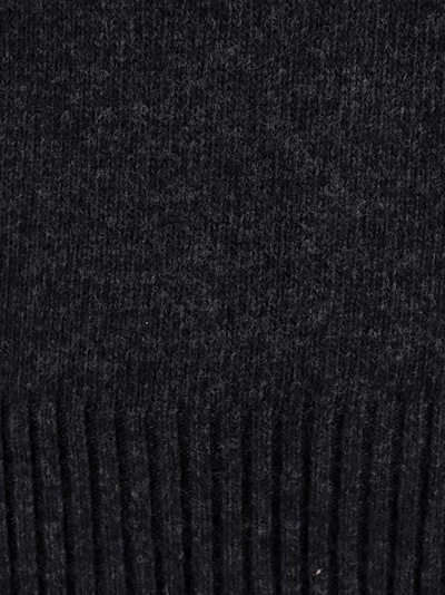 Shop Roberto Collina Grey Wool And Cashmere Sweater In Black