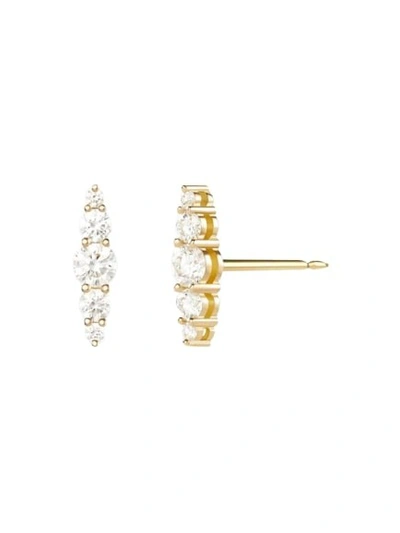 Shop Melissa Kaye Aria Graduated Studs In Not Applicable