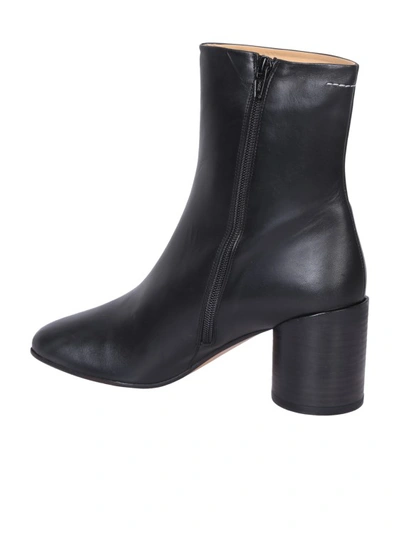 Shop Mm6 Maison Margiela Iconic And Timeless: Tabi Boot In Black
