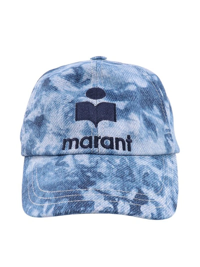 Shop Isabel Marant Blue Cotton Hat