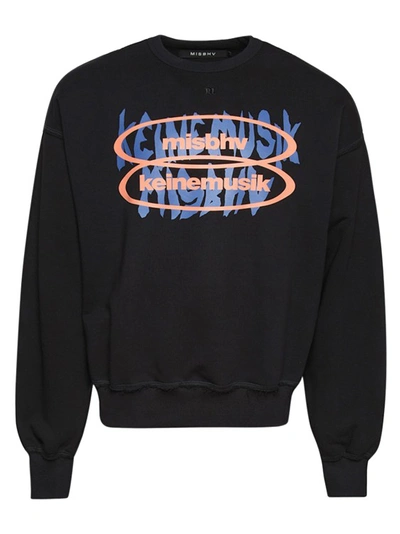 Shop Misbhv Black Crewneck Sweatshirt