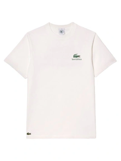Shop Sporty And Rich X Lacoste Play Tennis T-shirt In White