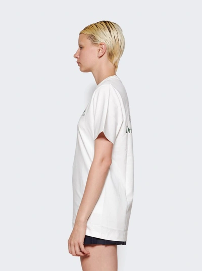 Shop Sporty And Rich X Lacoste Play Tennis T-shirt In White