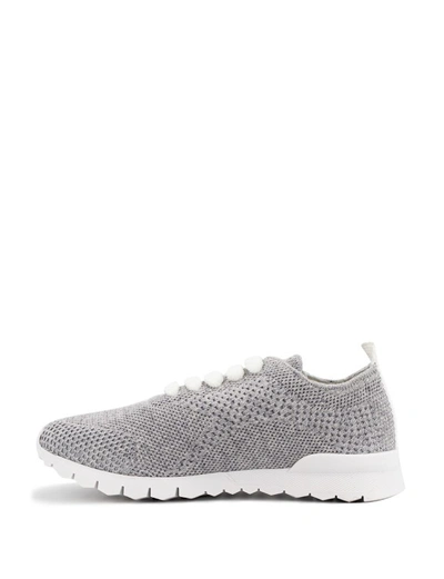 Shop Kiton Grey Knitted Fabric Runners