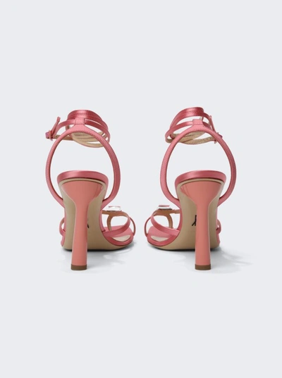 Shop Paul Andrew Cube Toe Ring High Heel Sandal In Pink