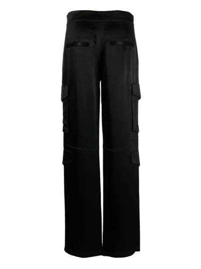Shop Genny Black Cargo Trousers