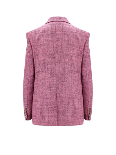 Shop Stella Mccartney Sustainable Wool Blazer In Pink
