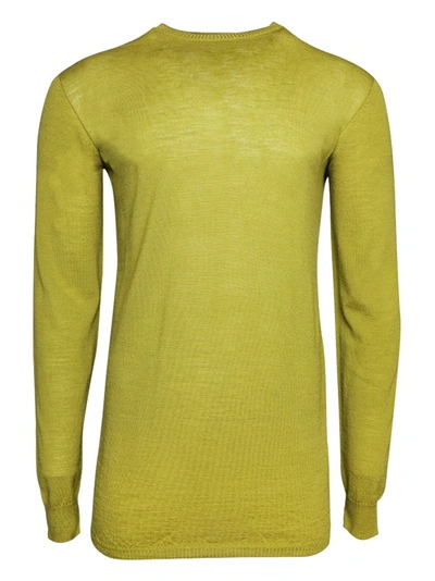 Shop Rick Owens Oversized Sweater In Yellow