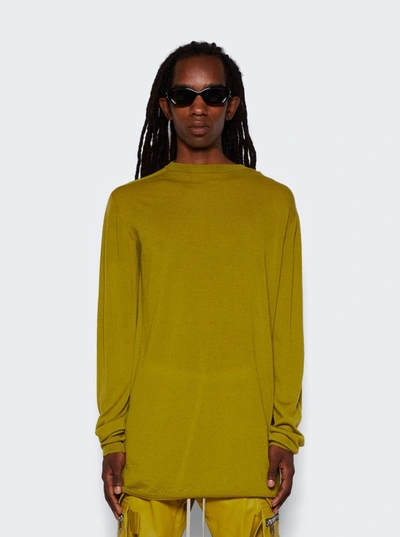 Shop Rick Owens Oversized Sweater In Yellow