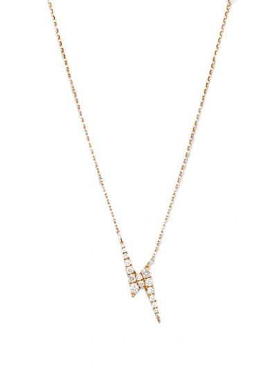 Shop Roxanne First Harry's Diamond Lightning Bolt Necklace In Not Applicable