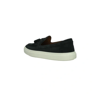 Shop Fratelli Rossetti Navy Blue Low Shoes
