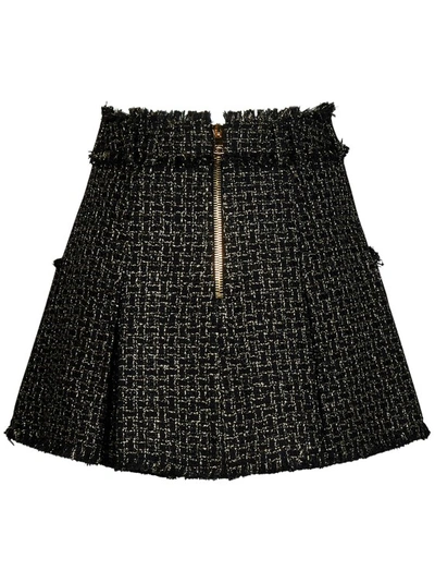 Shop Balmain Black Mini Skirt