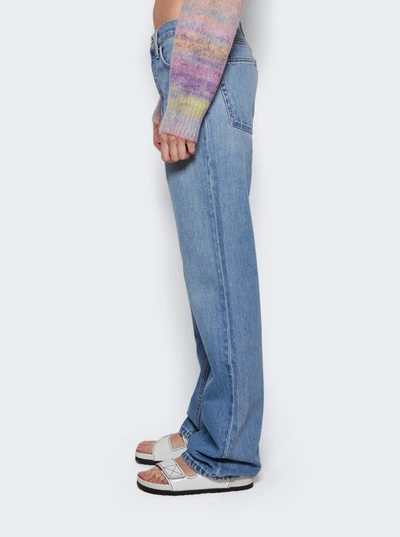 Shop Re/done Loose Long Jeans In Blue