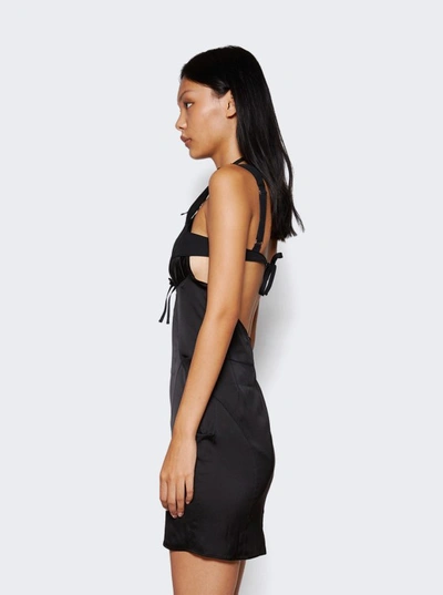 Shop Jacquemus La Robe Ciceri Mini Dress In Black