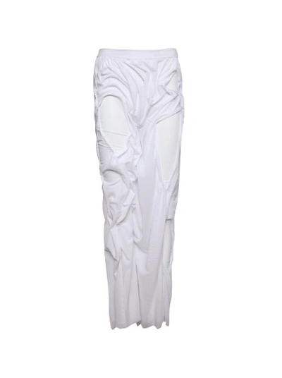 Shop Di Petsa Wetlook Long Skirt In White