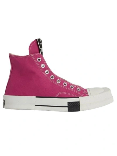 Shop Rick Owens Drkshdw Turbodrk Laceless Hi Sneaker In Pink