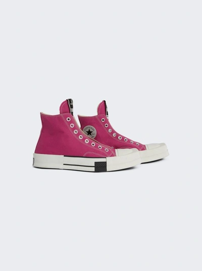 Shop Rick Owens Drkshdw Turbodrk Laceless Hi Sneaker In Pink
