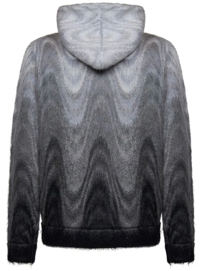 Shop Etro Gray Hoodie Sweater In Grey