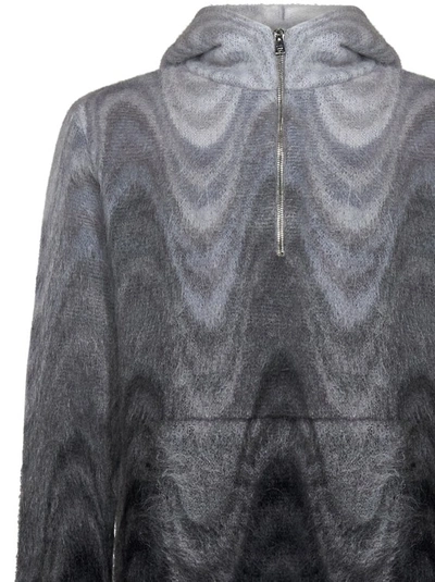 Shop Etro Gray Hoodie Sweater In Grey