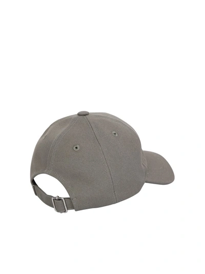 Shop Apc Embroidered Baseball Cap With Adjustable Design In Green