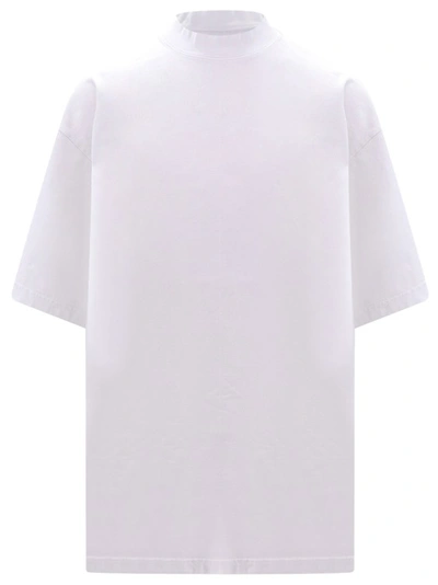 Shop Balenciaga Oversize Cotton T-shirt In White