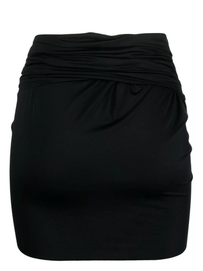 Shop Versace Black Swim Skirt