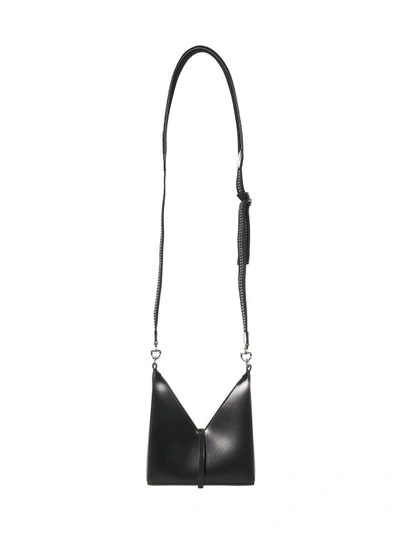 Shop Givenchy Black Calfskin Leather Shoulder Bag