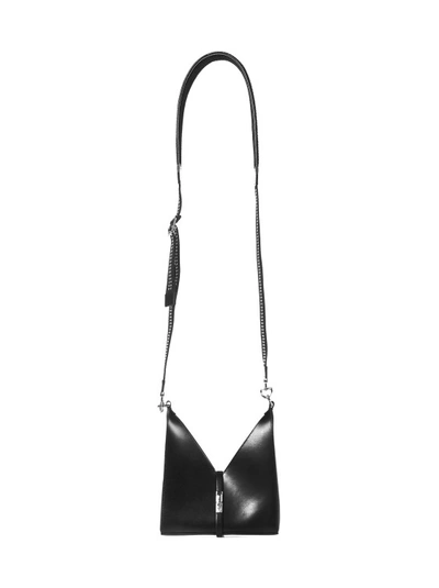 Shop Givenchy Black Calfskin Leather Shoulder Bag
