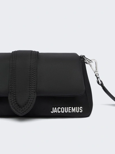 Shop Jacquemus Le Petit Bambimou Nylon Bag In Black