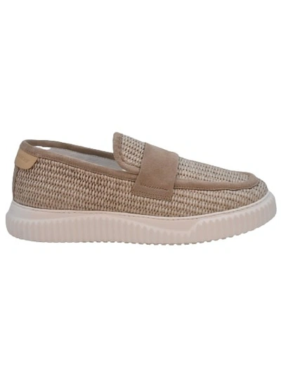 Shop Voile Blanche Flat Shoes In Beige In Pink