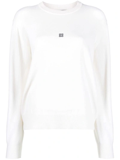 Shop Givenchy White Wool Sweater