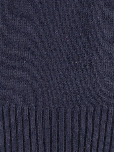 Shop Roberto Collina Navy Blue Wool And Cashmere Sweater