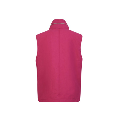 Shop Moncler Genius Pink Padded Gilet