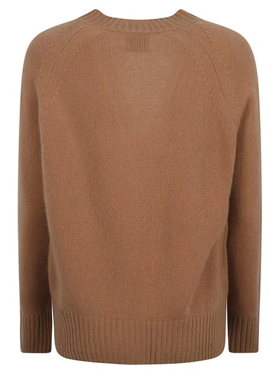 Shop Allude Cashmere Cardigan In Brown