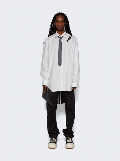 Shop Raf Simons X Philippe Vandenberg Big Fit Shirt With Grand Amour Print In White