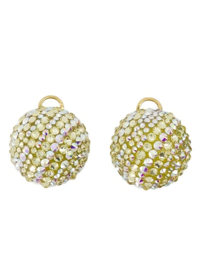 Shop Shourouk Galaxy Jonquille Earrings - Brass - Gold Tone In Not Applicable