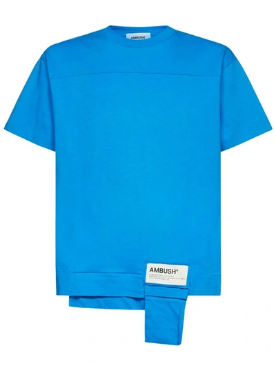 Shop Ambush Cotton Logo T-shirt In Blue