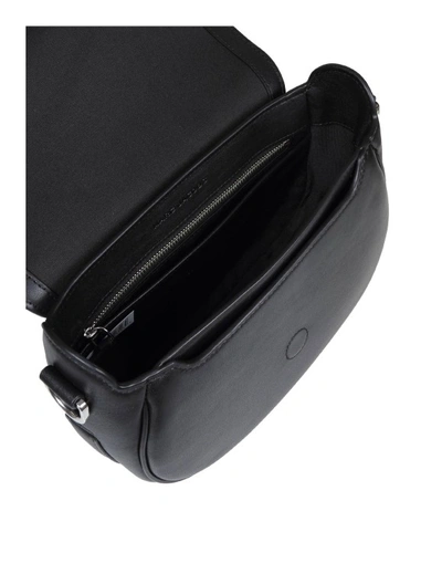 Shop Marc Jacobs The Large Saddle Bag In Black Leather