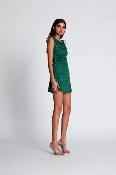 Shop Maisie Wilen Volte Dress In Green
